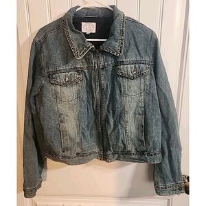 Carolina Blues Womens Size XL Denim  Jacket
